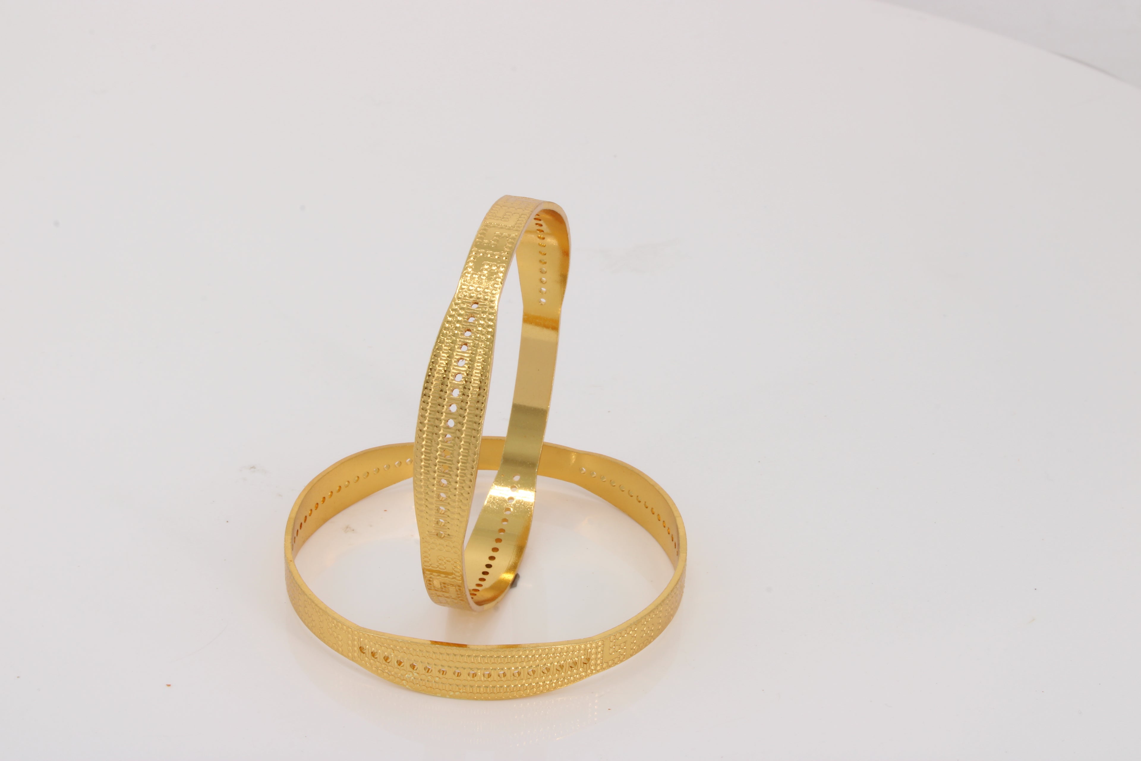 DUBAI GOLD PLATED CNC BANGLES