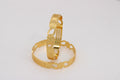 AZYRA CNC GOLD PLATED BANGLES
