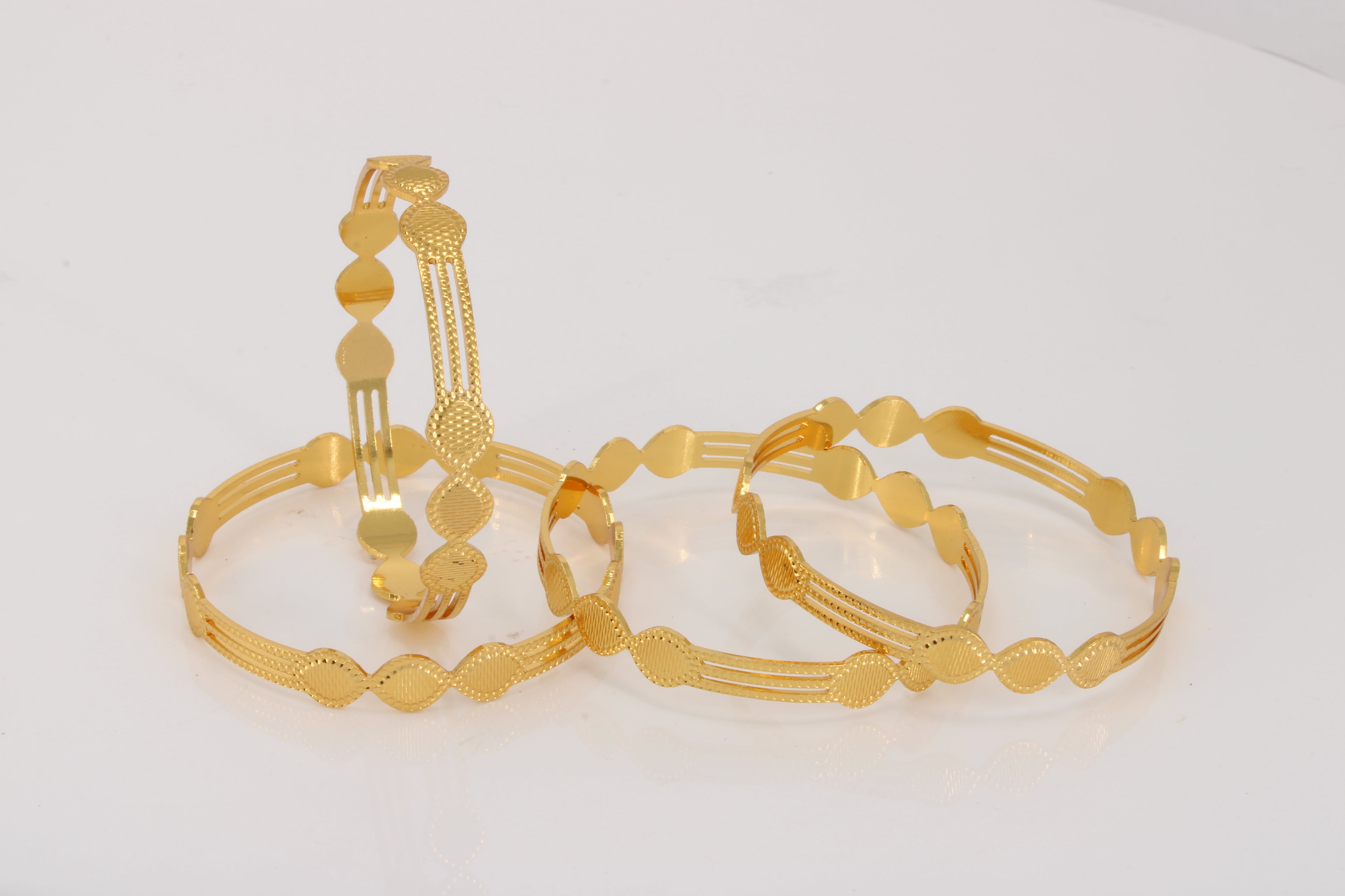 LURELLE CNC GOLD PLATED BANGLES