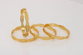 AURENZA CNC GOLD PLATED BANGLES