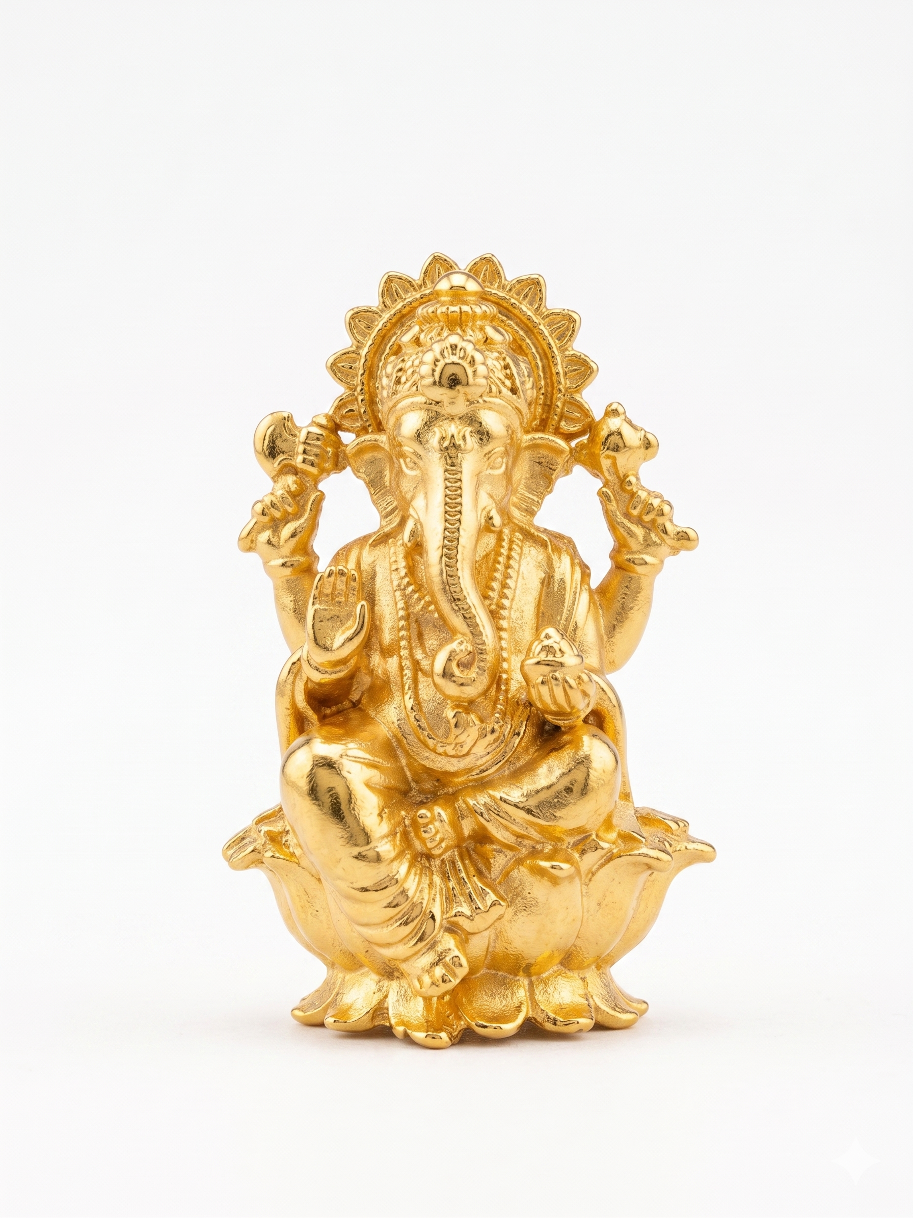 GANESH GOLD PLATED IDOL MURTI