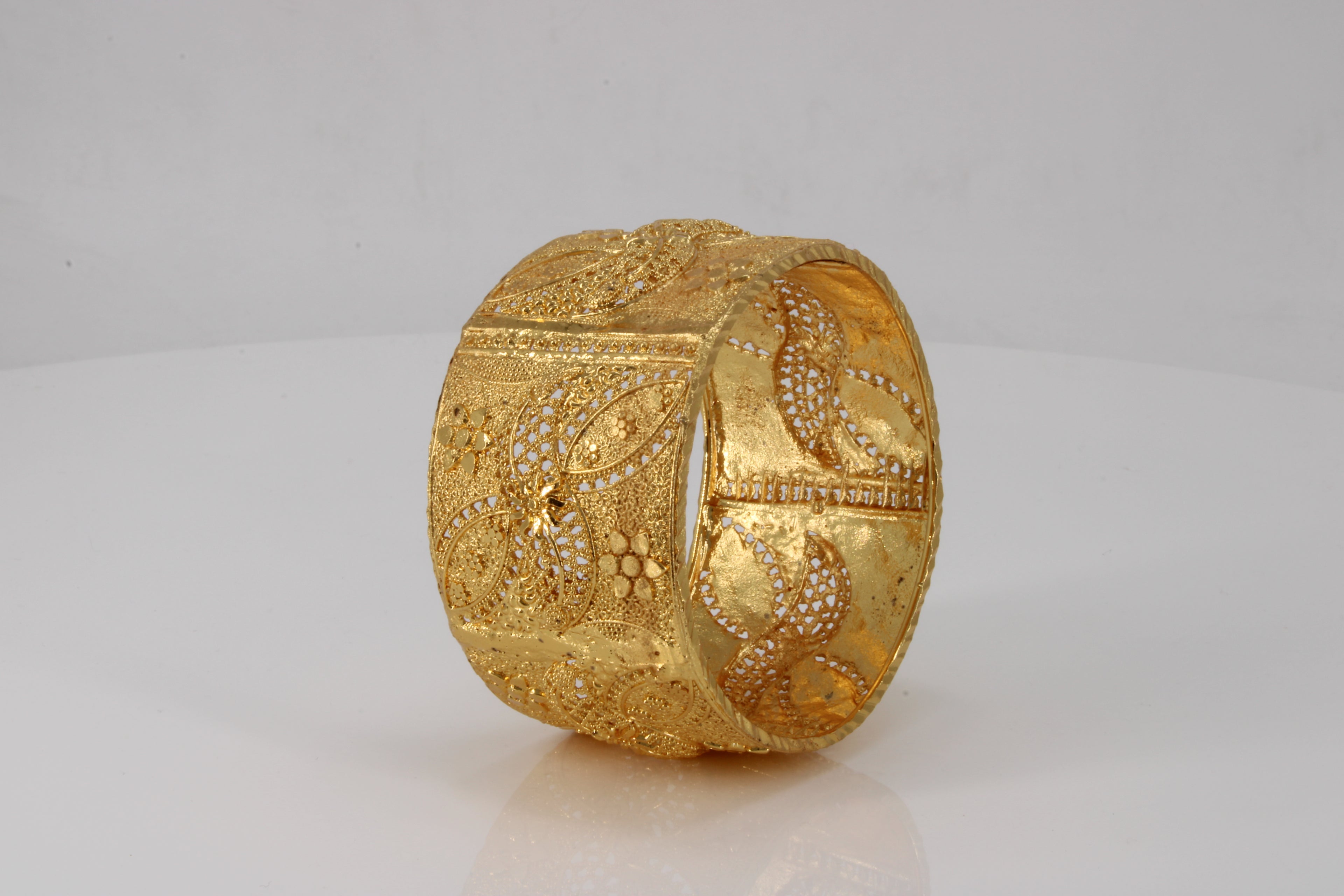 "Engraved Gold Cuff"
