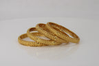 Intricately Designed Gold Bangles: