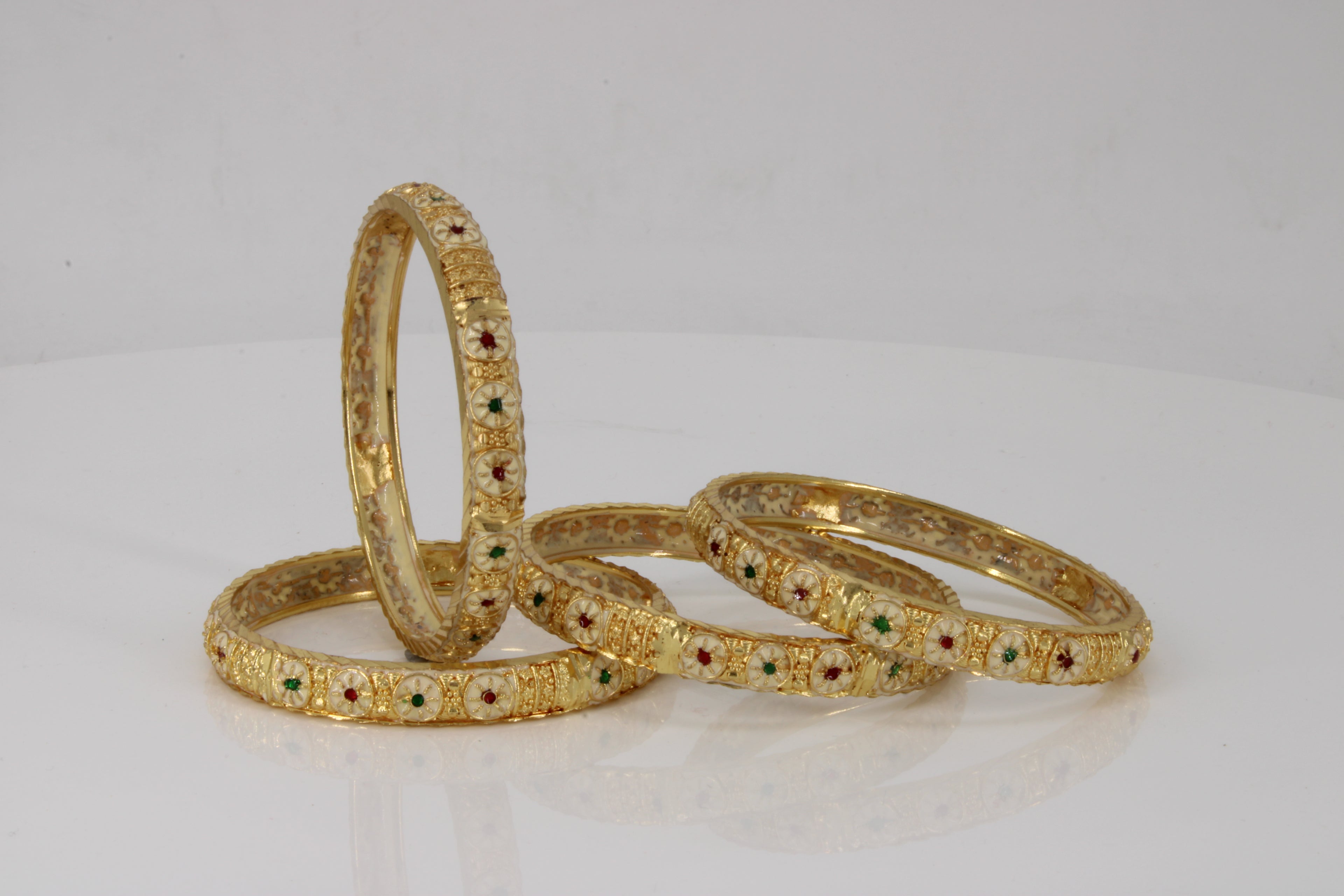 Ethnic Floral Design Bangles