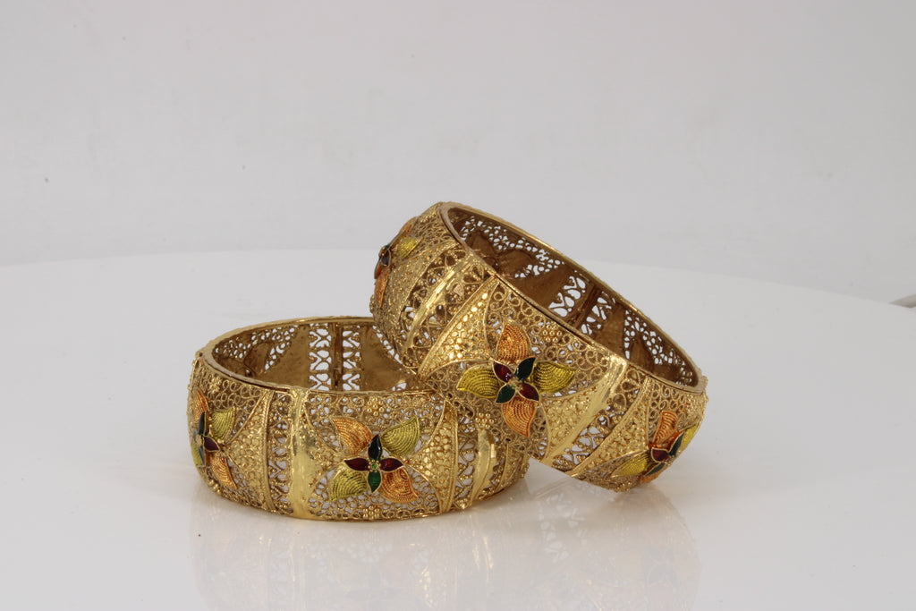 Vintage Garden Bangles