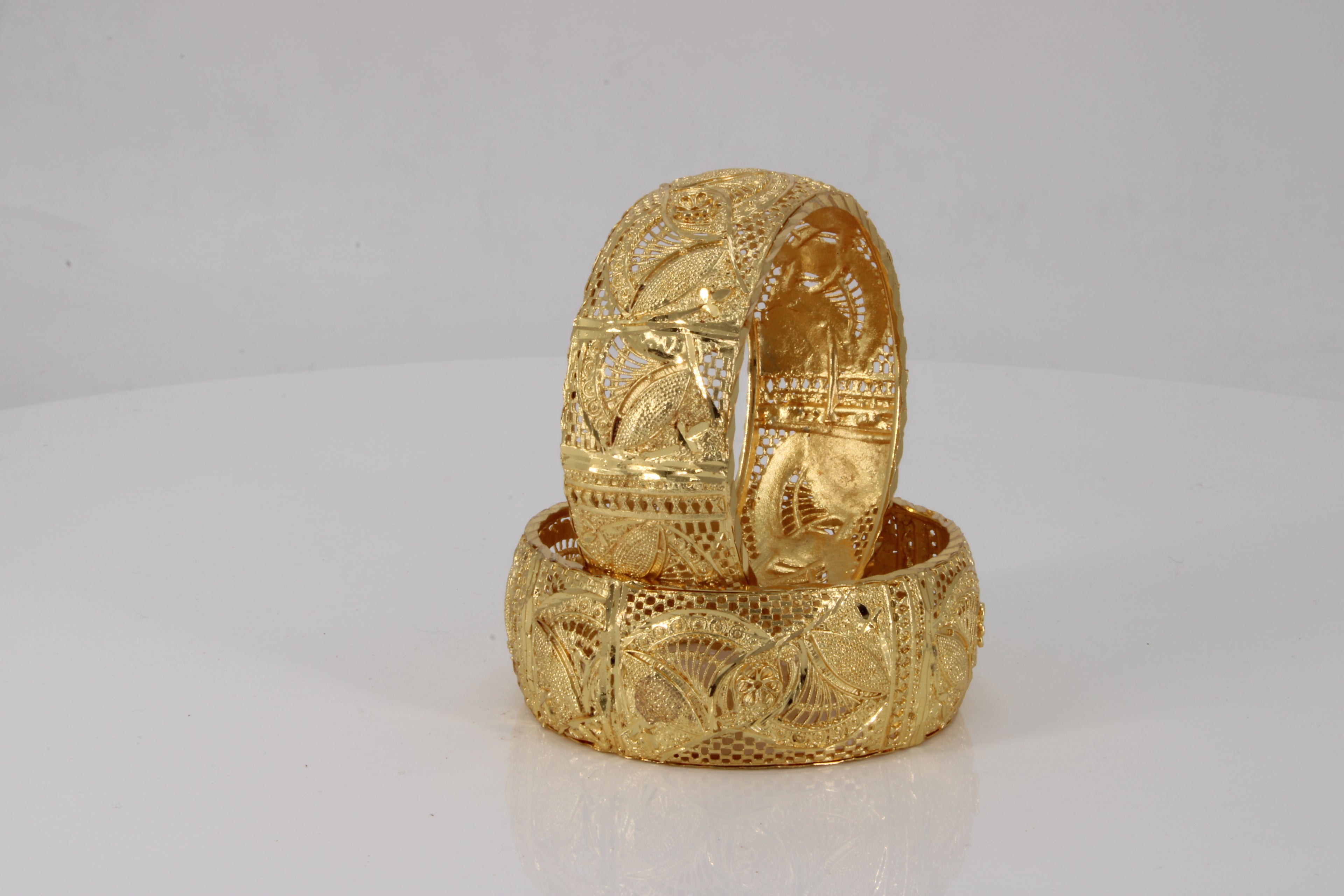 Traditional Indian Gold-Plated Bangles