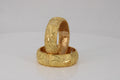 Fancy Golden Brass Bangles