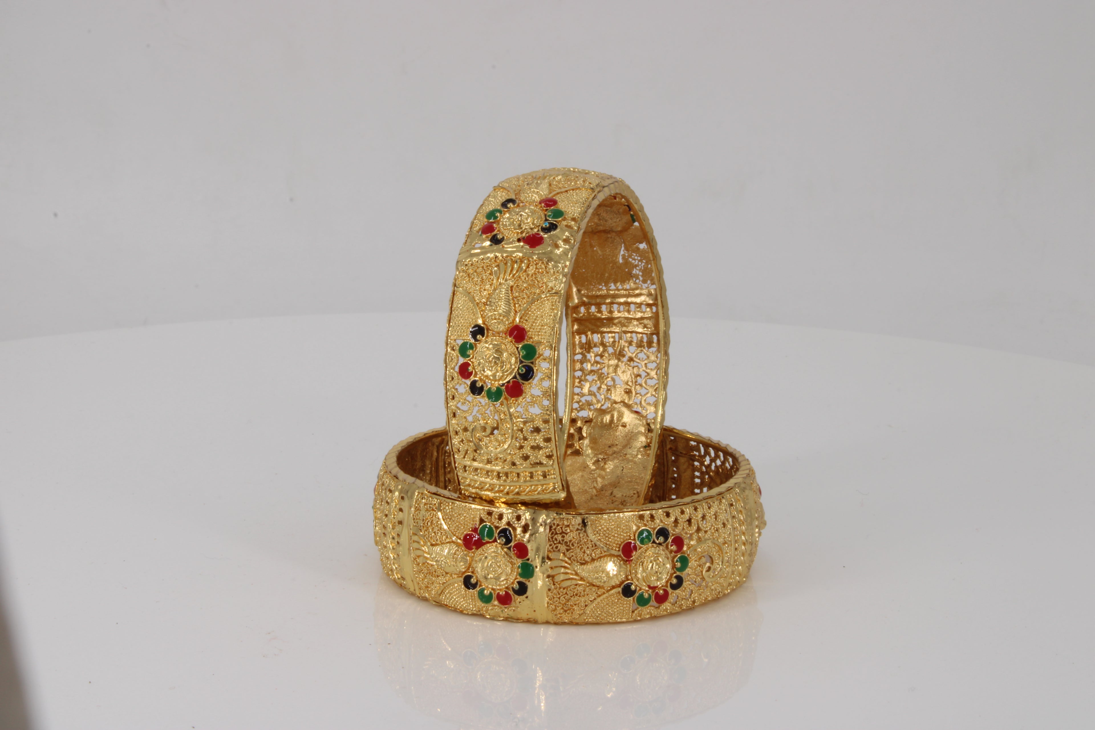 Multi-Stone Studded Bangles