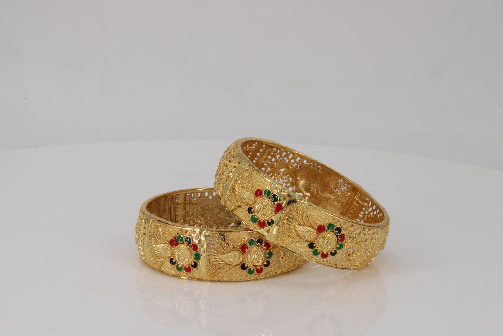 Multi-Stone Studded Bangles