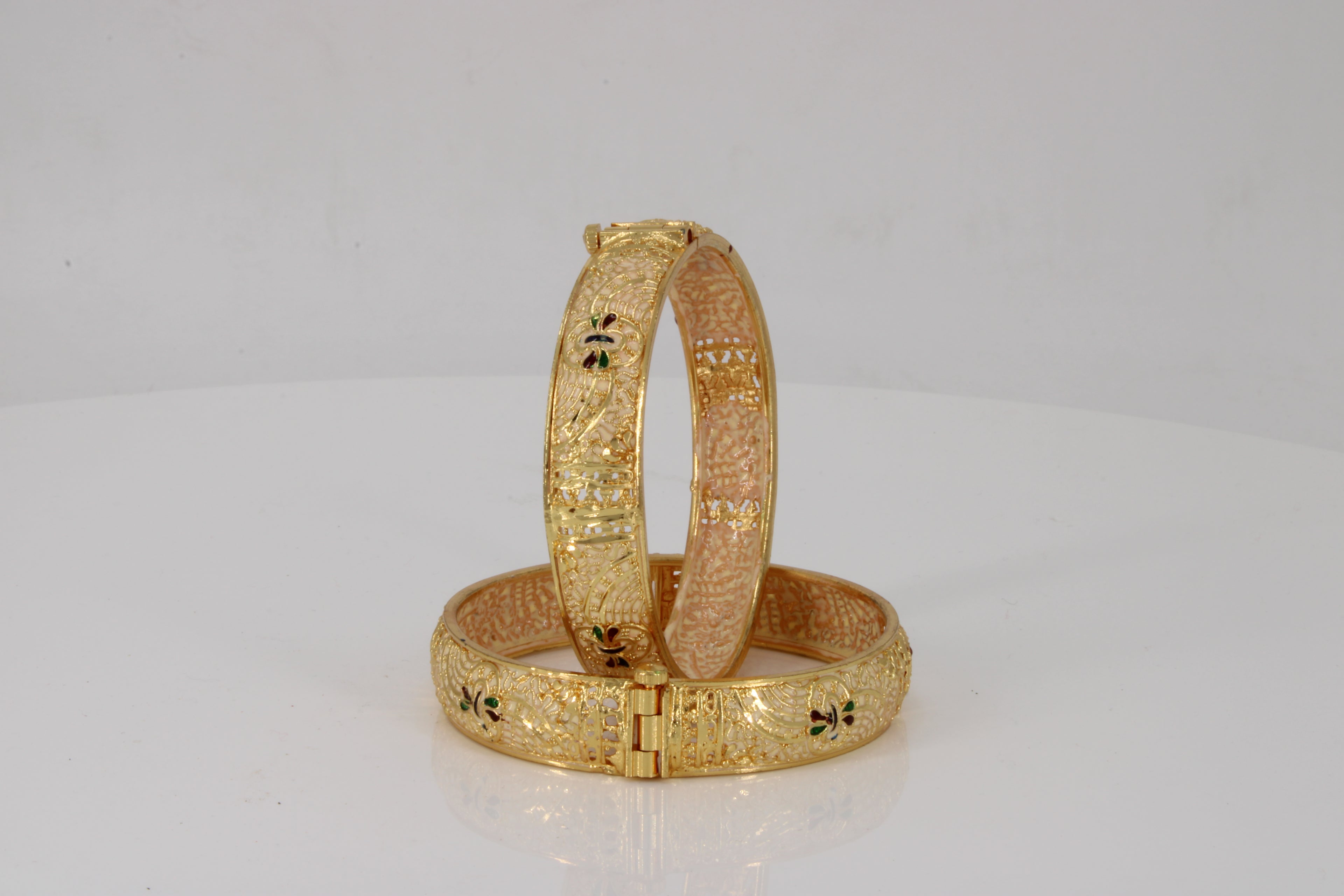 Golden Weaves Bangles