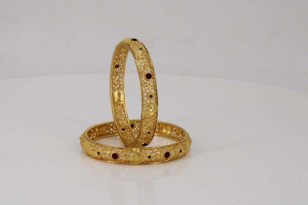 Ruby Gleam Bangles
