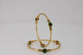 "Minimalist Gold Bangles