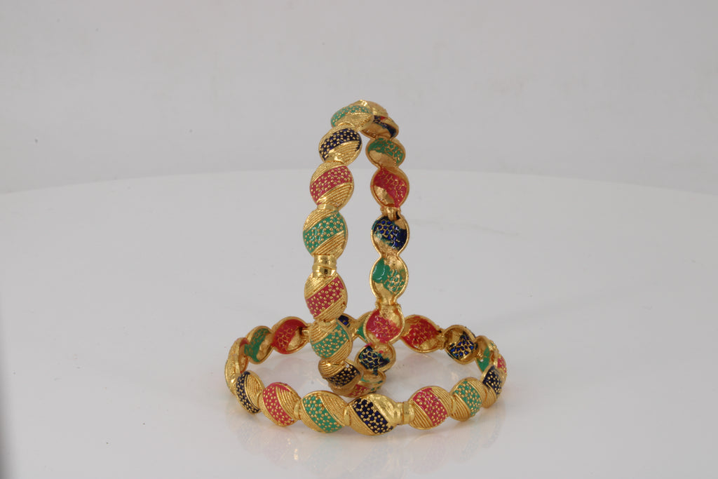 Artisan Multi-Color Bangle