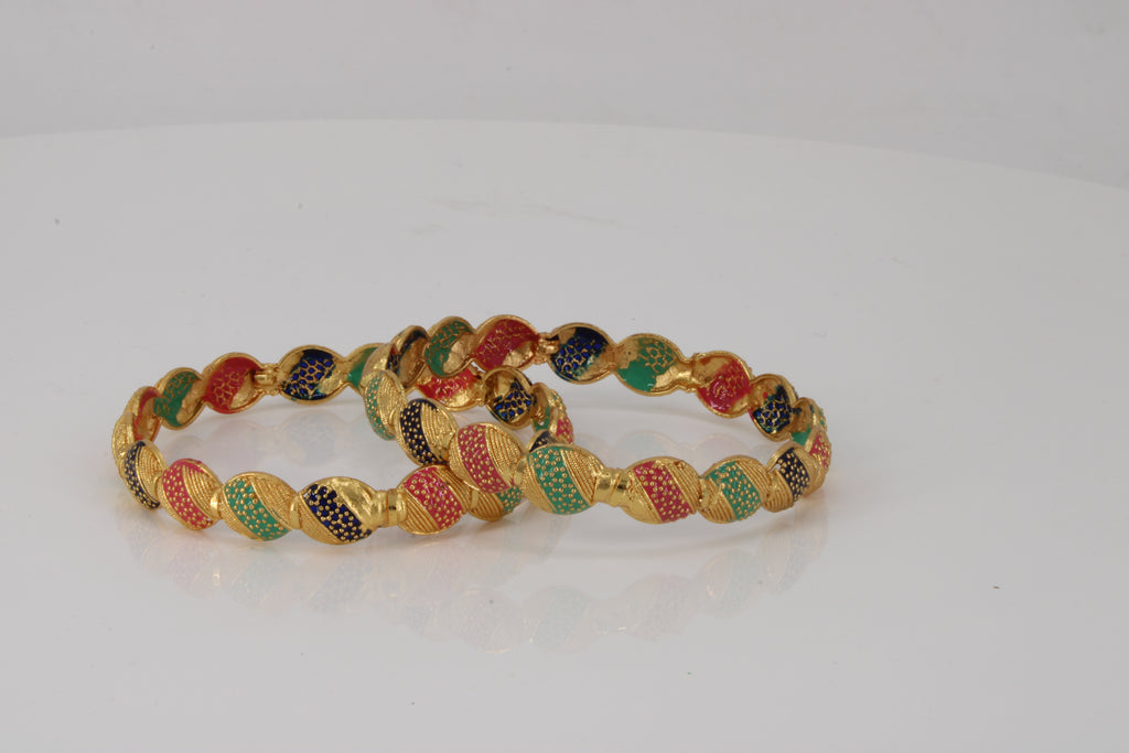 Artisan Multi-Color Bangle