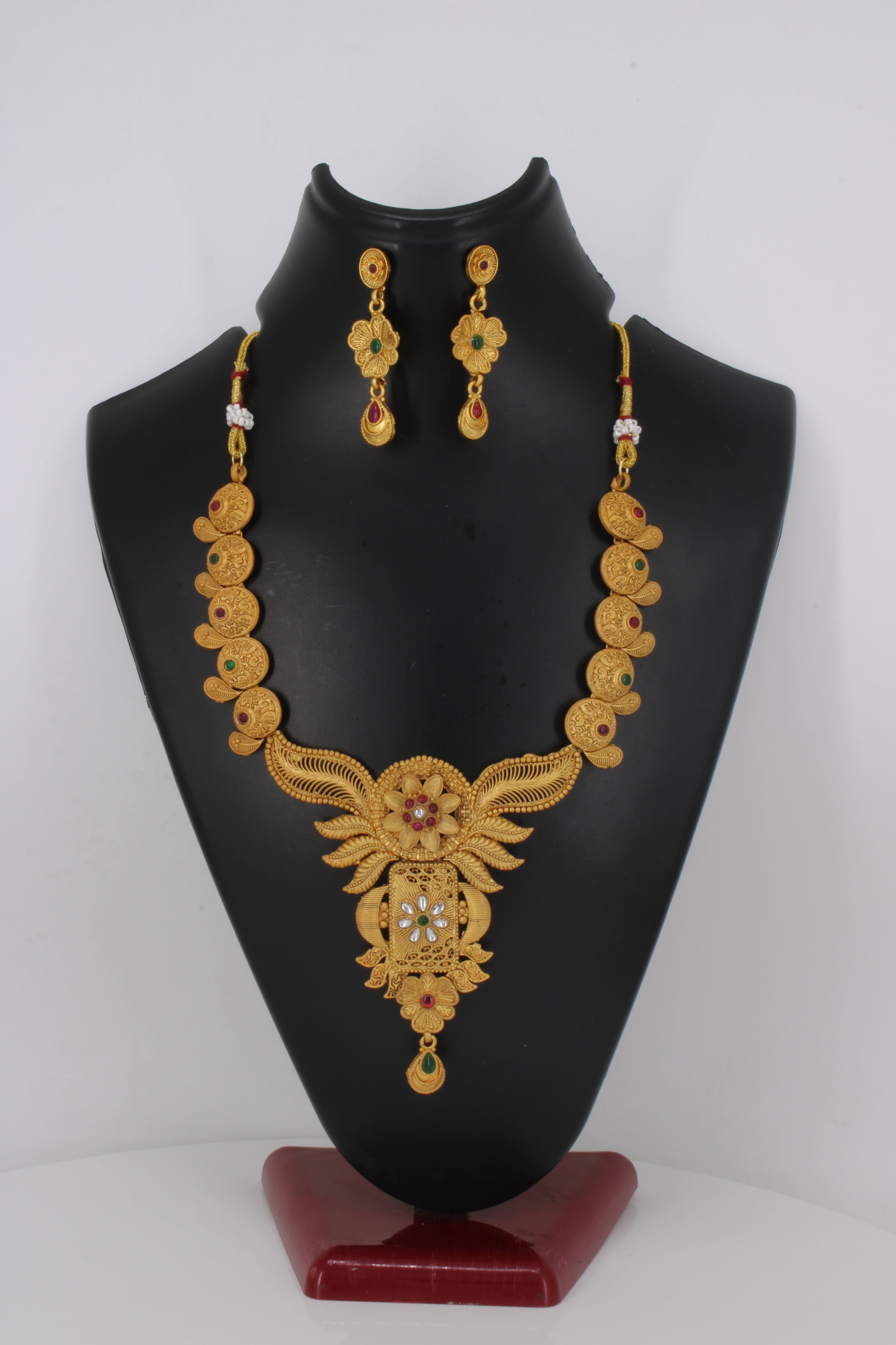 Rajasthani Gold Plated Necklace Set