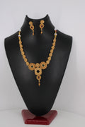 Pari Art Jewellery Forming Gold Necklace Set
