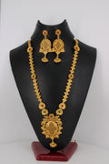 Cluster Gold Plated Necklace Set