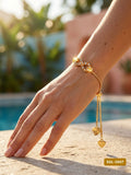 MADORA GOLD AND DIAMOND ITALIAN BRACELET