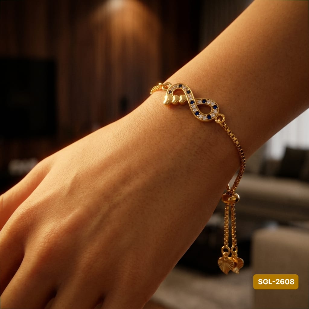 EZA ITALIAN GOLD AND DIAMOND BRACELET