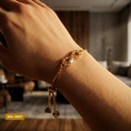 MADORA GOLD AND DIAMOND ITALIAN BRACELET