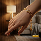 VALENCIA GOLD AND DIAMOND BRACELET