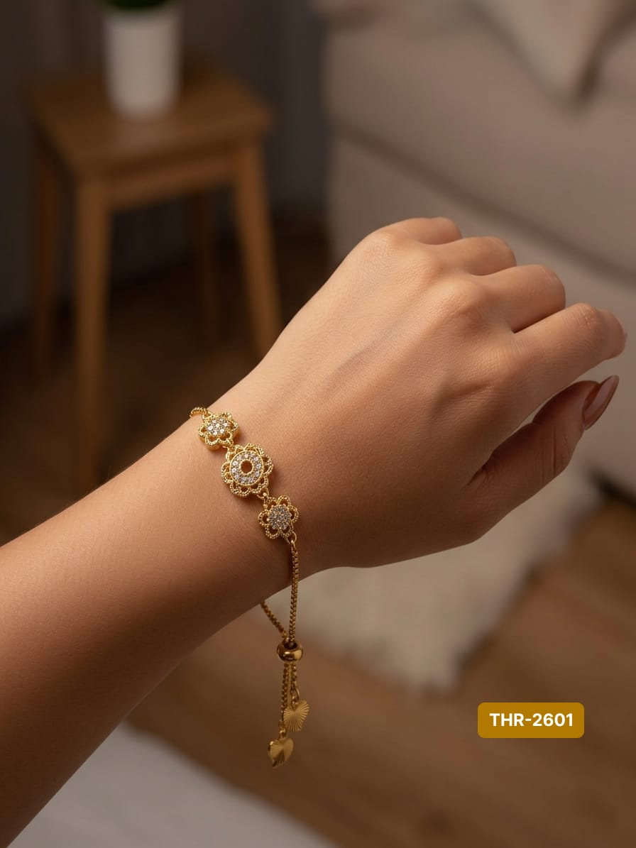 LUXE GOLD AND DIAMOND BRACELET