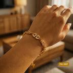 SOHO GOLD AND DIAMOND ITALIAN BRACELET