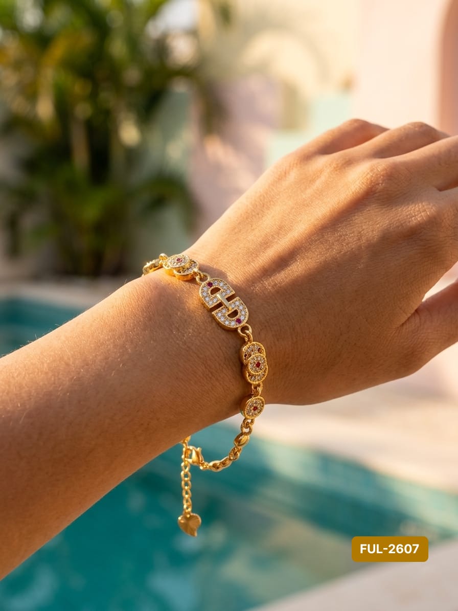 SOHO GOLD AND DIAMOND ITALIAN BRACELET