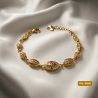 QUEENIE ITALIAN GOLD AND DIAMOND BRACELET