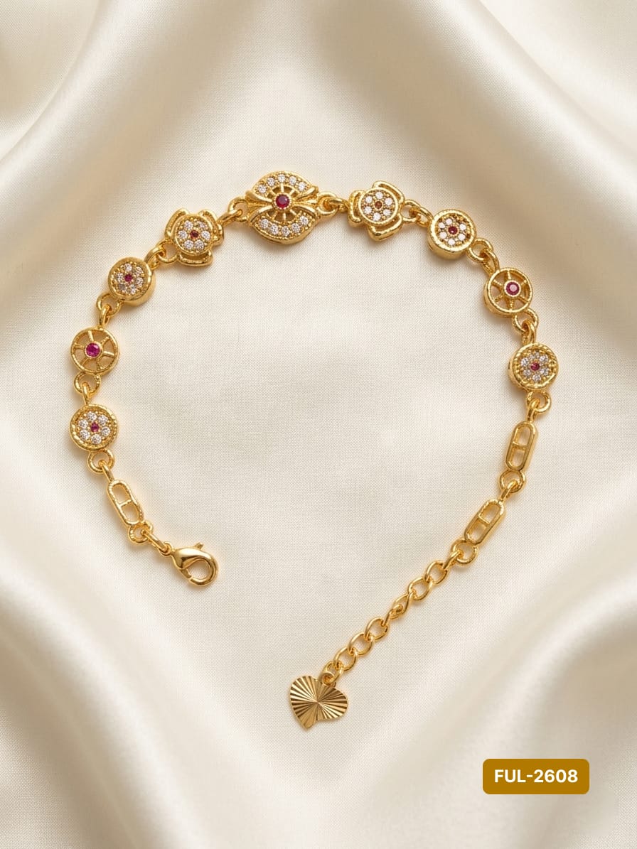 PATRIZIA GOLD AND DIAMOND ITALIAN BRACELET