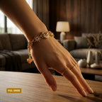 PATRIZIA GOLD AND DIAMOND ITALIAN BRACELET