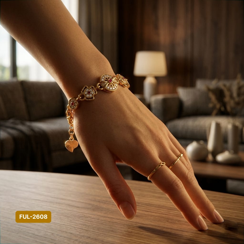 PATRIZIA GOLD AND DIAMOND ITALIAN BRACELET