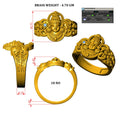 VENKATESH LORD BRASS RING FOR MEN