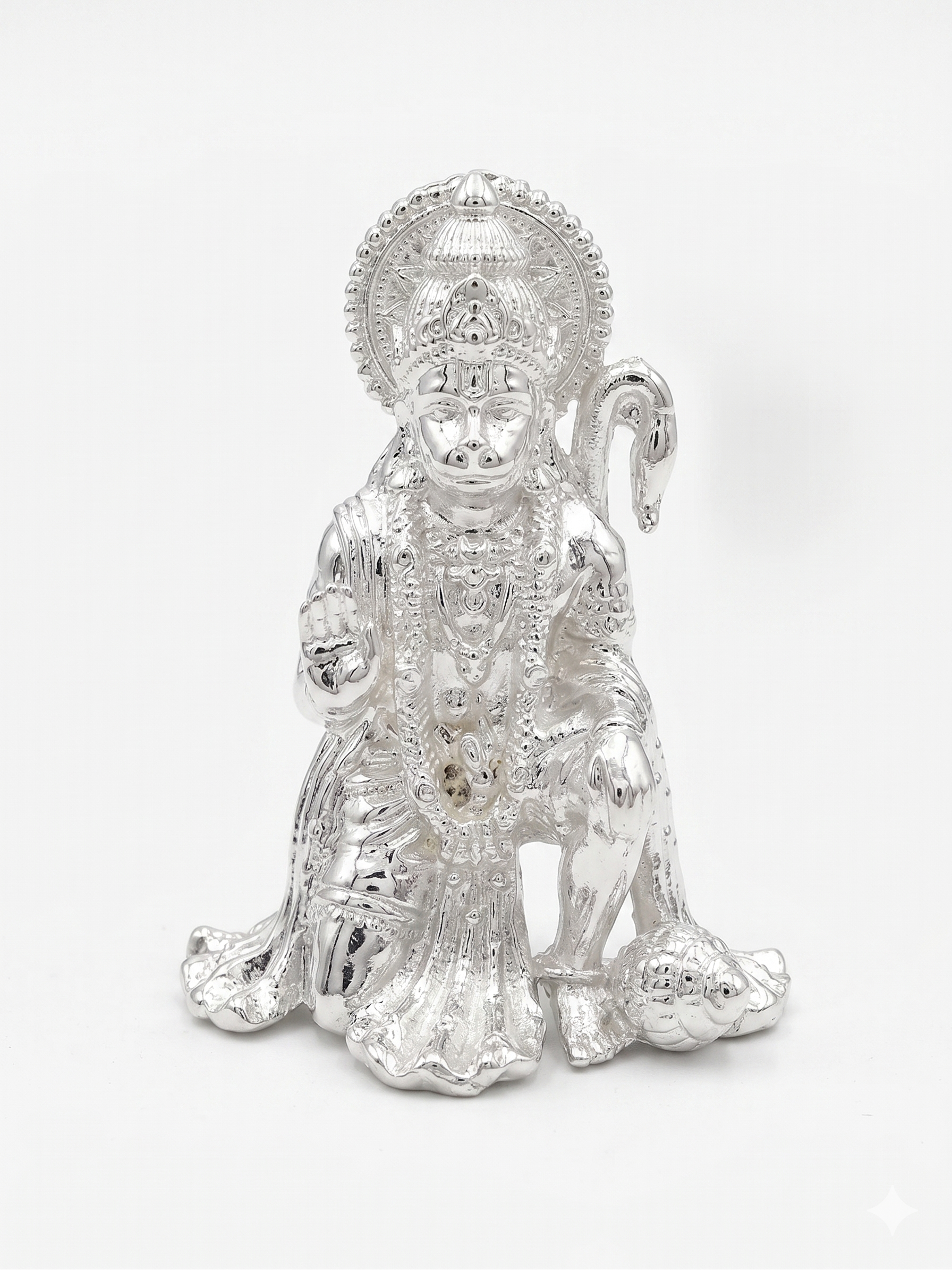 SILVER PLATED BALAJI LORD MURTI IDOL