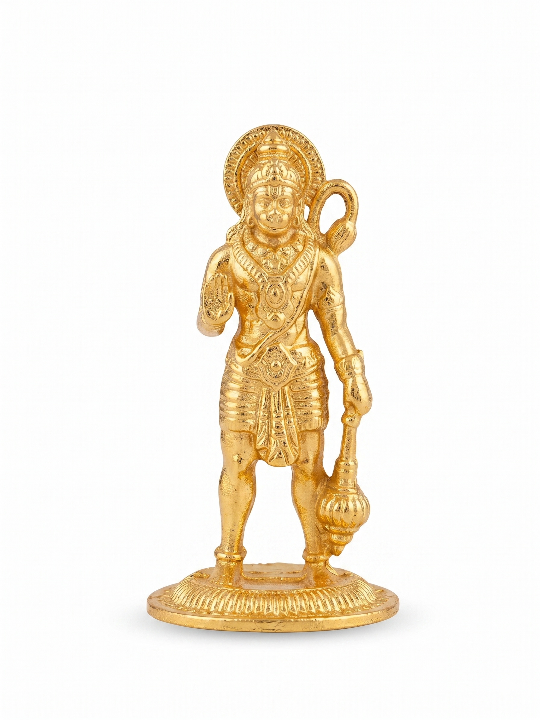 LORD HANUMANJI GOLD PLATED MURTI IDOL