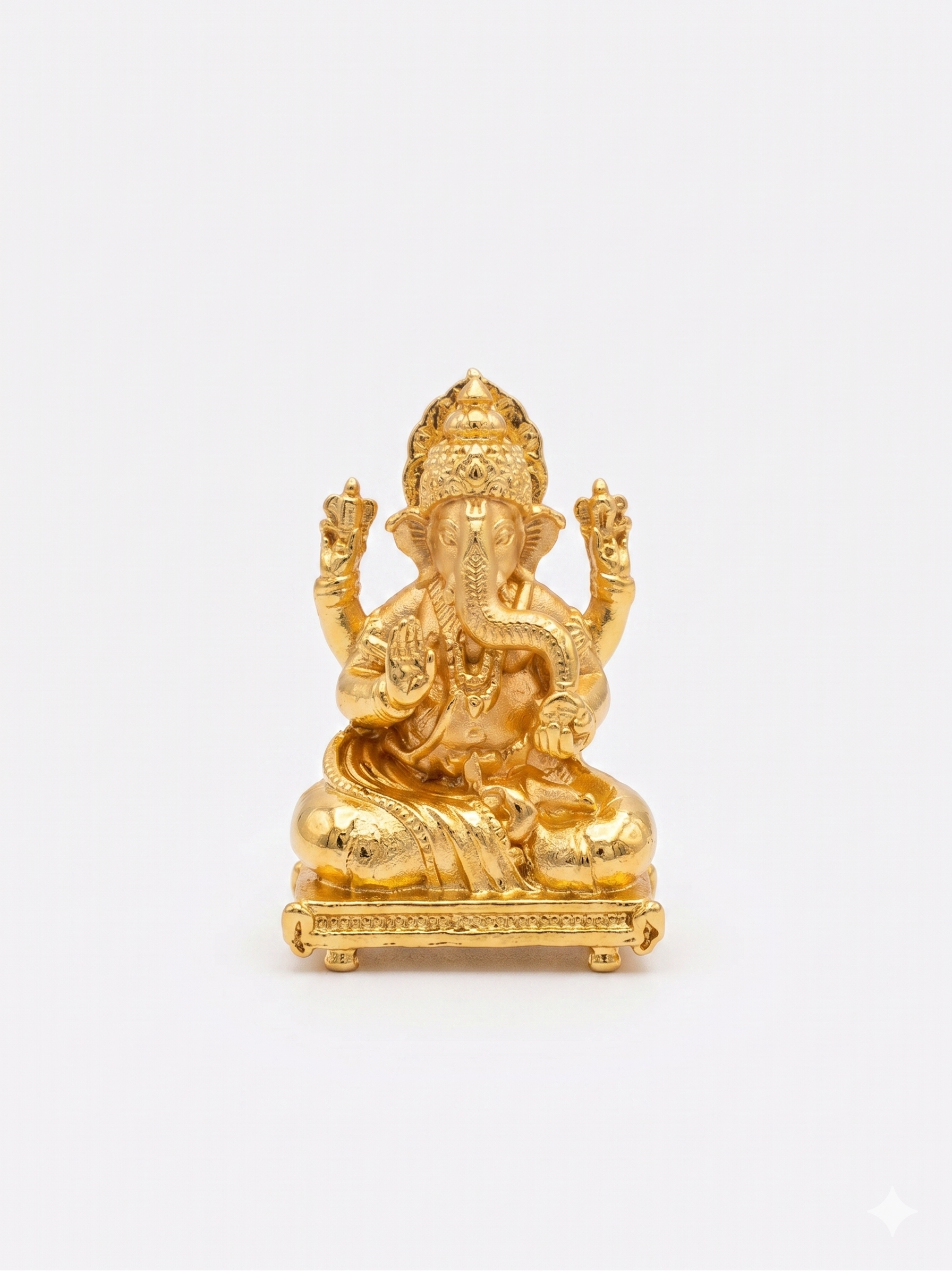 GANAPATI GOLD PLATED IDOL MURTI