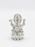 LORD GANESH SILVER PLATED MURTI IDOL