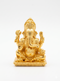 GOLD PLATED GANESH IDOL MURTI