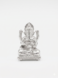 SILVER PLATED GANESH IDOL MURTI