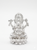 SILVER PLATED GANESH IDOL MURTI