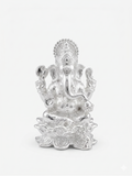 GANESH IDOL MURTI SILVER PLATED