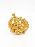 GANESH PEACOCK IDOL MURTI GOLD PLATED